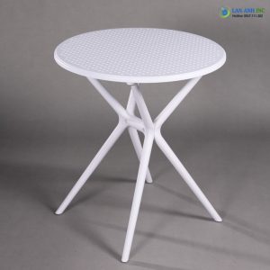 Bàn Cafe Tròn Nhựa Đúc Cao Cấp LA3025