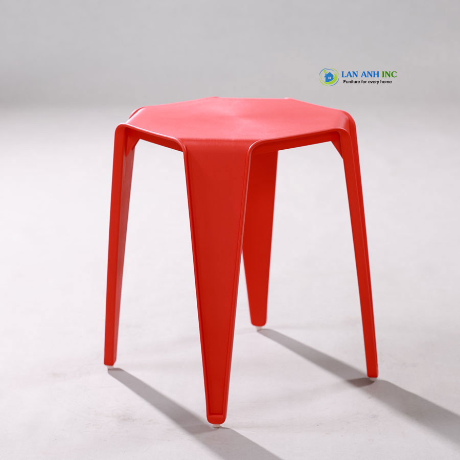 Ghế Nhựa Đúc Nguyên Khối Xếp Chồng LAD3006