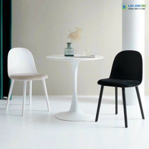 Ghế Nhựa Đúc Mặt Bọc Đệm Nhung Cao Cấp LA1059