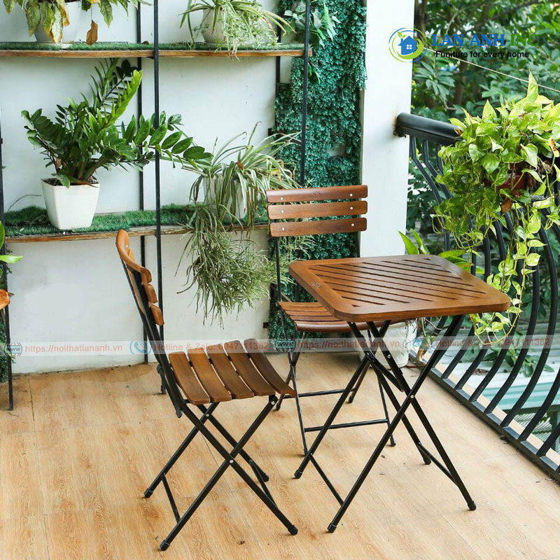 Ghế xếp gọn ngoài trời ghế xếp chấn sắt cao patio 01 Ghế xếp gọn ngoài trời ghế xếp chấn sắt cao patio 01