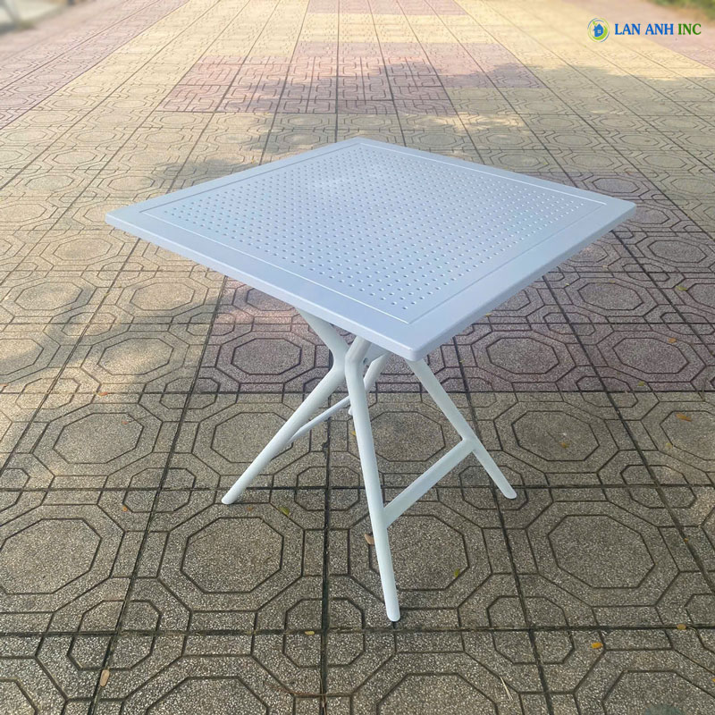 Bàn cafe, bàn ăn nhỏ vuông nhựa đúc đẹp hiện đại MGH06 Bàn cafe, bàn ăn nhỏ vuông nhựa đúc đẹp hiện đại MGH06