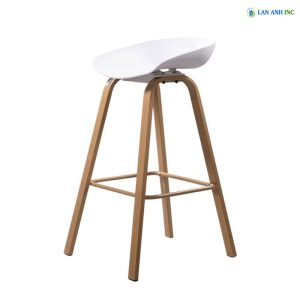 Ghế  Bar HAY Chân Sắt Mặt Nhựa LAB08