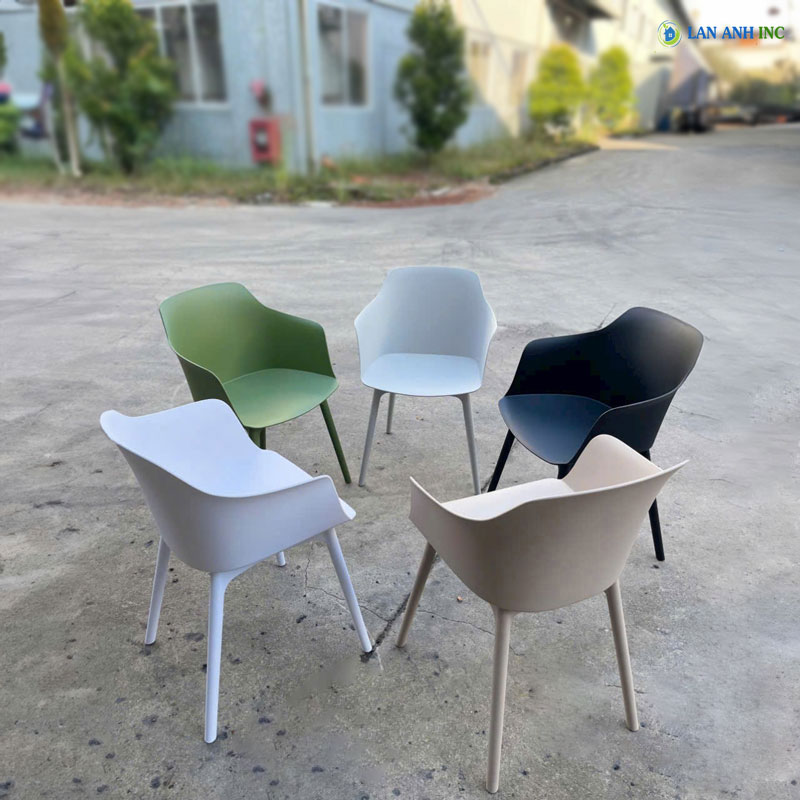 Ghế nhựa cafe nhà hàng bàn ăn đẹp LA3030 Ghế nhựa cafe nhà hàng bàn ăn đẹp LA3030