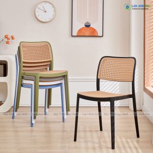Ghế Nhựa Giả Mây Đúc LA3051