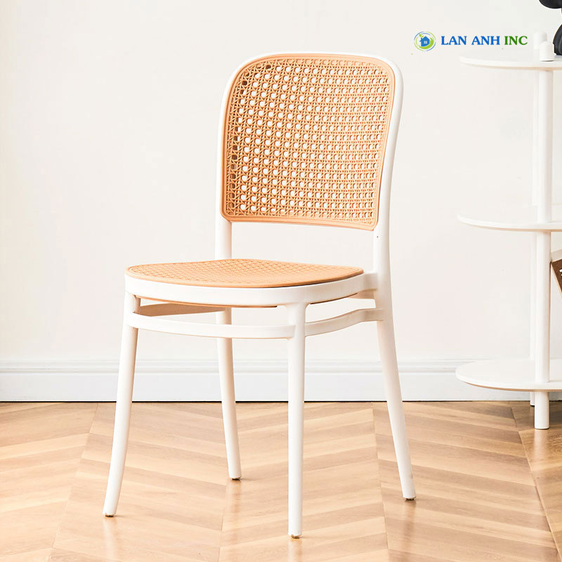 Ghế nhựa đúc nguyên khối tựa lưng cao xếp chồng LA3042 Ghế nhựa đúc nguyên khối tựa lưng cao xếp chồng LA3042