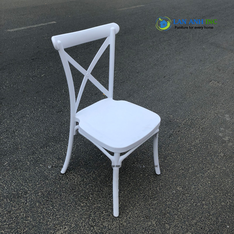 Ghế Nhựa đúc tựa lưng cao chữ X LA3041 Ghế Nhựa đúc tựa lưng cao chữ X LA3041