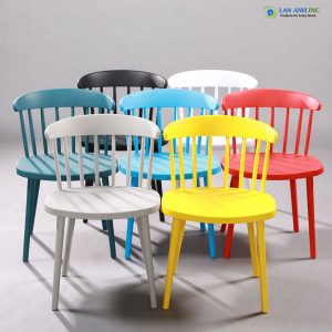 Ghế Nhựa Đúc Song Tiện Hiện Đại LA3004