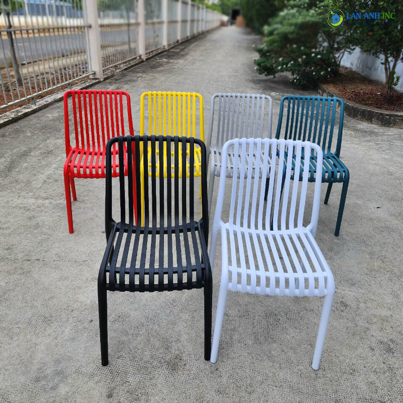 Ghế nhựa đúc nguyên khối xếp chồng 3045 Ghế nhựa đúc nguyên khối xếp chồng 3045