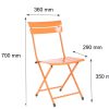 Ghế Xếp Cafe Nan Sắt Sơn Tĩnh Điện Patio Mini