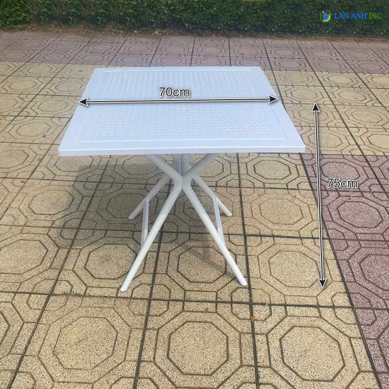 Kích thước bàn nhựa cafe, bàn ăn nhỏ MGH06 Kích thước bàn nhựa cafe, bàn ăn nhỏ MGH06