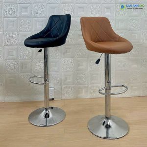 Ghế bar bọc da chân sắt cao cấp LADP20