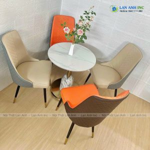 Ghe an boc da chan sat dep hien dai sang trong cho ban an LOUIS LA2010 11