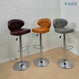 Ghế Bar Bọc Da Xoay Nâng Hạ Cao Cấp LADP31