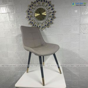 Ghe cafe ban an tiep khach boc da chan sat cao cap LA28A1 27