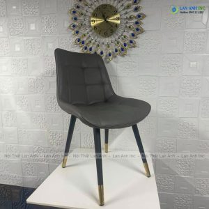 Ghe cafe ban an tiep khach boc da chan sat cao cap LA28A1 28