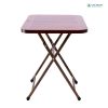 Bàn Cafe Gấp Gọn Mini Mặt Gỗ Chân Sắt LAPX18