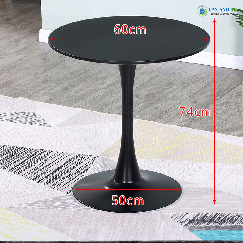 Kích thước bàn tròn cafe, bàn ăn tulip chân sắt mặt gỗ nhập khẩu Kích thước bàn tròn cafe, bàn ăn tulip chân sắt mặt gỗ nhập khẩu