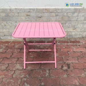 Bàn xếp cafe sắt nan mini ngoài trời giá rẻ BXGR02