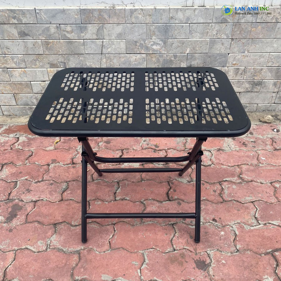 Bàn xếp gọn cafe trà chanh ngoài trời sắt sơn tĩnh điện đẹp Bàn xếp gọn cafe trà chanh ngoài trời sắt sơn tĩnh điện đẹp
