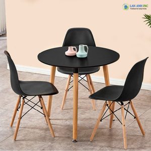 bo ban an tron 3 ghe eames gia re LA BBA12 2