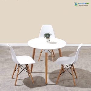 bo ban an tron 3 ghe eames gia re LA BBA12 3