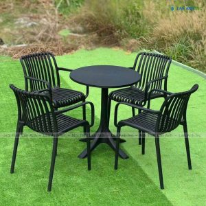 bo ban ghe cafe nhua ngoai troi dep BBCF40 4