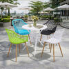Bộ Bàn Ghế Cafe Nhựa Tròn 4 Ghế Nhựa Chân Sắt BBCF65 bo ban ghe cafe nhua tron 4 ghe dep BBCF182 5