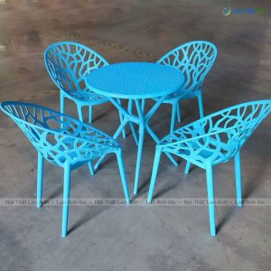 bo ban ghe cafe tron 4 ghe nhua duc dep hien dai BBCF47 1