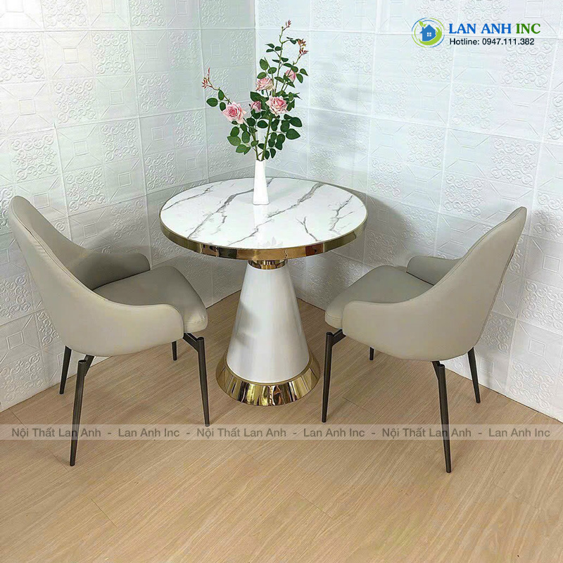 Ghế ăn bọc da chân sắt Liam Ghế ăn bọc da chân sắt Liam