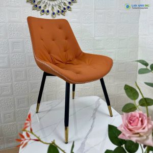 Ghế ăn bọc da chân sắt Poly LA59 ghe an boc da chan sat dep hien dai cho ban an ghe Poly LA59 10