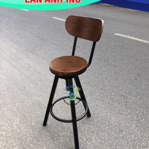 ghe bar go chan sat cao dep gia re LAB10 6