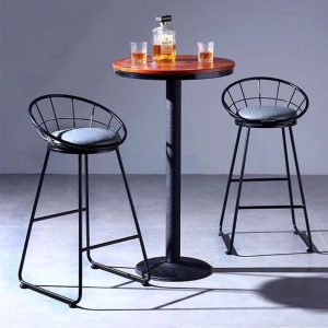 Alternative view of Ghế bar cao chân sắt tổ chim giá rẻ LAGB09