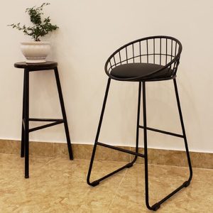 Ghế bar cao chân sắt tổ chim giá rẻ LAGB09