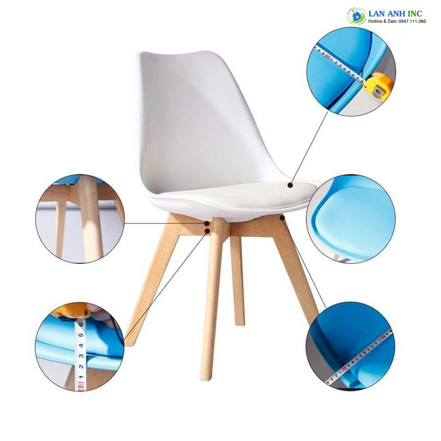 Ghế nhựa cafe bàn ăn tựa lưng cao chân gỗ eames LA3003. Ghế nhựa cafe bàn ăn tựa lưng cao chân gỗ eames LA3003.