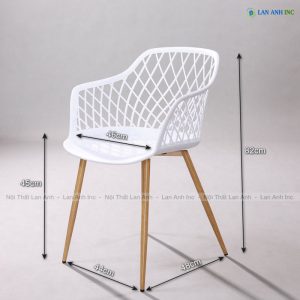 ghe nhua chan sat cafe ban an dep LAE3014 2