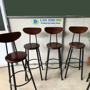 ghe quay bar chan sat mat go cao gia re lananh 8