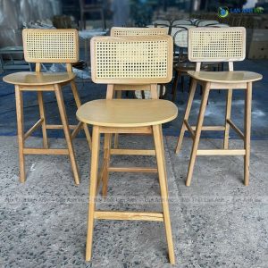 ghe quay bar go ash tua may LAB4016 2