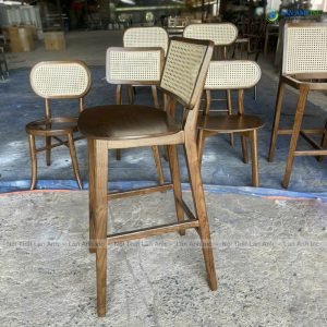 ghe quay bar go ash tua may LAB4016 6