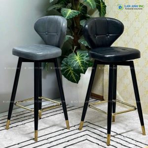 Alternative view of Ghế quầy bar thắt eo nhập khẩu LAB403