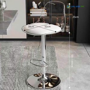 ghe quay bar xoay nang ha mat nhua trong mini LADP22 14