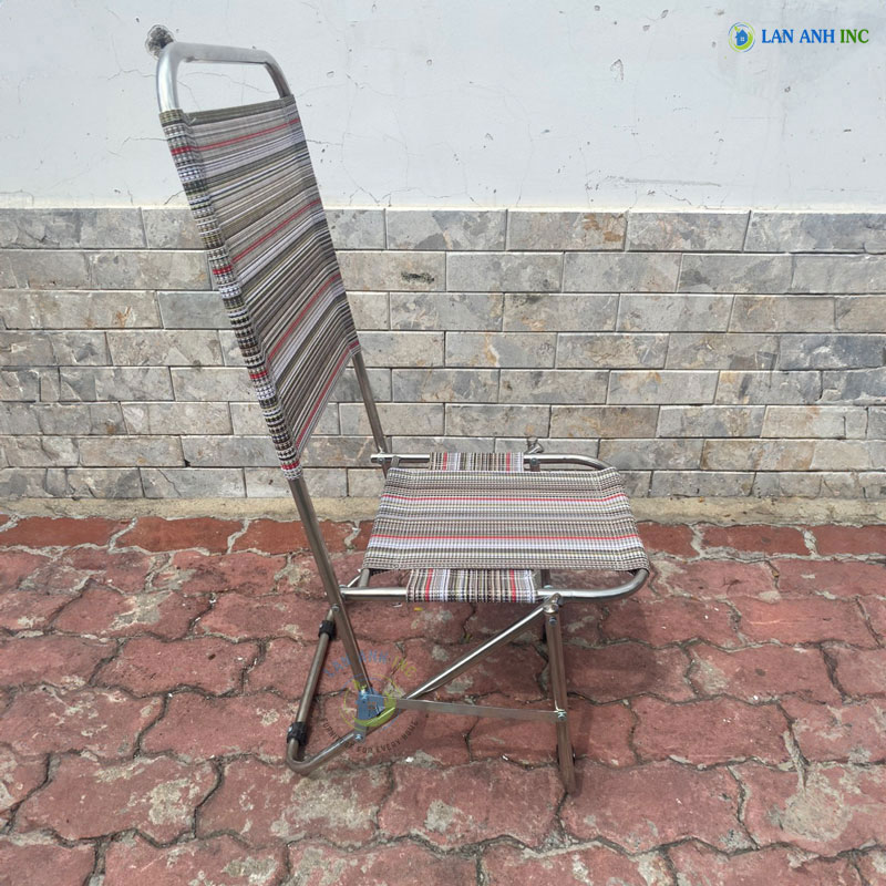 Kích thước ghế xếp inox cafe thổ cẩm lưng cao Kích thước ghế xếp inox cafe thổ cẩm lưng cao