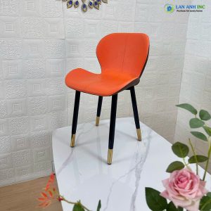 Ghế ăn bọc da chân sắt PITA LA61