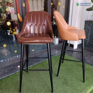 Ghế bar bọc da chân sắt cao cấp LAB4003