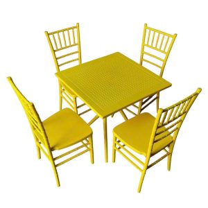 Bộ Bàn Ghế Cafe Nhựa Ngoài Trời Đẹp BBCF83