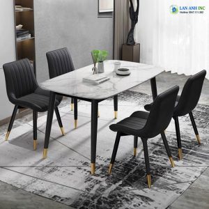 Ghế ăn, ghế cafe bọc da chân sắt Loft sọc LA28A 169643187 1222728174848889 1144157000877500757 n