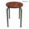 Ghế Đôn Mini Gỗ Chân Sắt Sơn Tĩnh Điện LSP01 Ghe don go chan sat cao 45cm 2