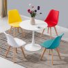 bo ban an cafe tulip tron 4 ghe eames nem BBA18 4