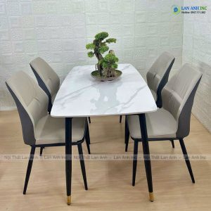 Ghế ăn, ghế cafe bọc da chân sắt cao cấp Solix LA75 ghe cafe an boc da chan sat dep hien dai LA75 1