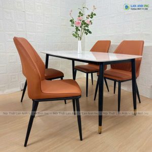 Ghế ăn, ghế cafe bọc da chân sắt cao cấp Solix LA75 ghe cafe an boc da chan sat dep hien dai LA75 6