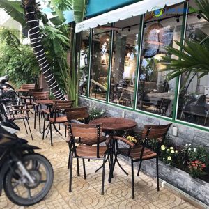 ghe cafe co tay nan go chan sat son tinh dien 5